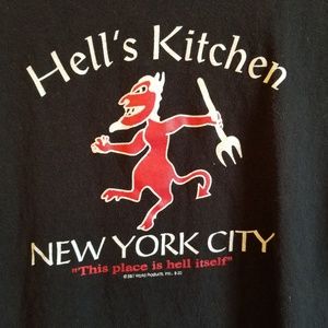 Delta Shirts - Hell's Kitchen double sided T size Large Delta Shirts - Hell's Kitchen double sided T size Large